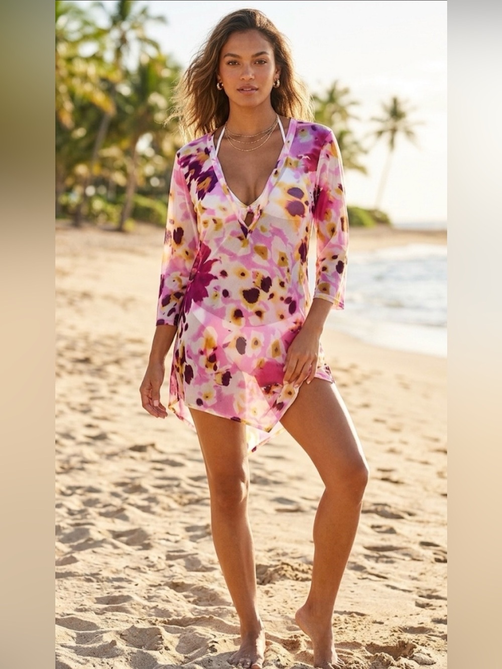 Maryan Mehlhorn V-Neck Swim Cover-Up